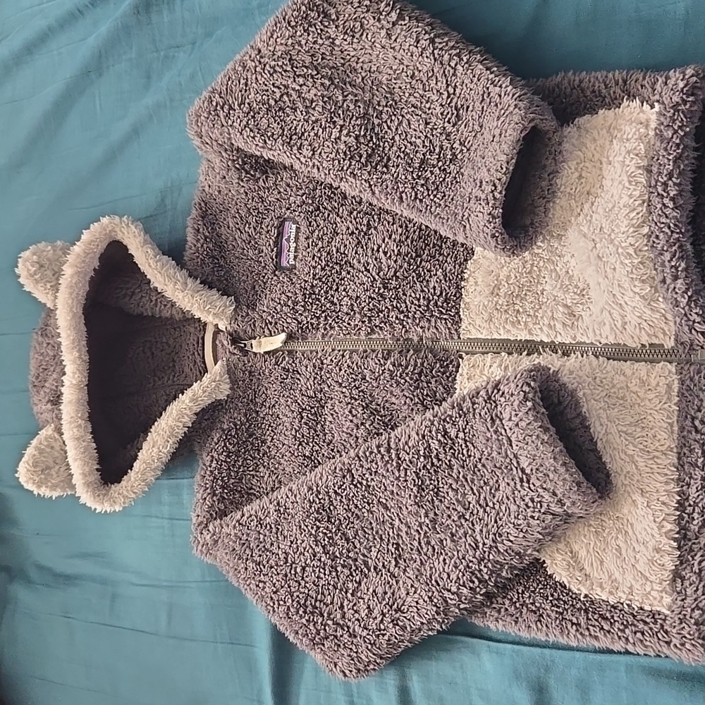 Patagonia Furry Friends Grey Hoodie 4T